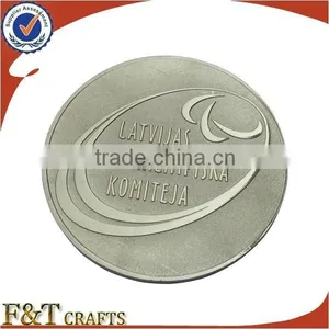 High End Producer Die Struck Sport Honner Award Gold Metal Coin for Souvenir thumbnail-3