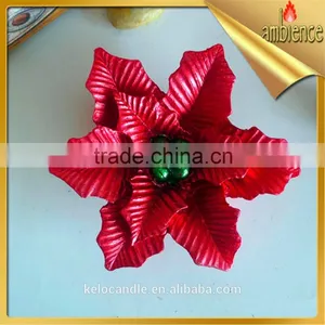 Wholesale Christmas Flower Candle for Holiday Decoraction Candle thumbnail-2