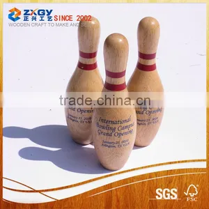 USBC Approved Glow Natural Wooden Bowling Pins for Sales thumbnail-1