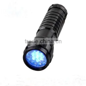 12 Led White Light,7 Led Red Light Aluminum Led Torch thumbnail-2