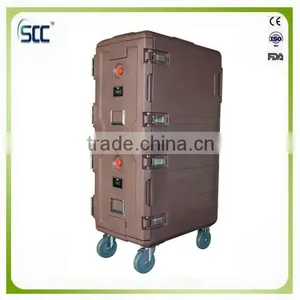 165L Food Warm Carrier Cart, Food Warm Transport Cabinet Made of Food Standard Lldpe With ROTOMOLDING thumbnail-3