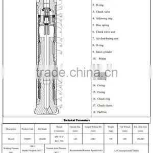 6" DTH Hammer thumbnail-1