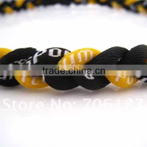 Triple Braided Cheap Sports Custom Titanium Sports Mesh Necklace thumbnail-4