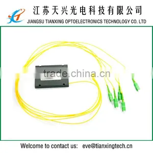 China Supplier SM 2.0mm 1M 1x4 sc Apc Plc Splitter thumbnail-1
