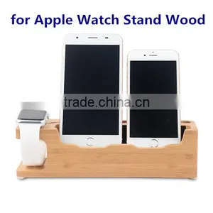 2016 Charging Stand for Apple Watch and for IPhone, for Apple Watch Holder Wood Multifunctional thumbnail-1