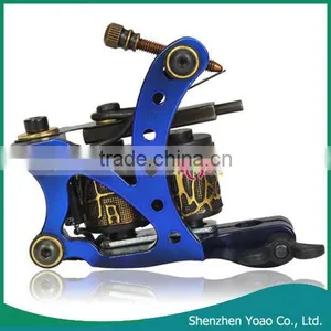Newest 10 Wrap Coils Aluminium Alloy Shader Rotary Tattoo Machine thumbnail-1