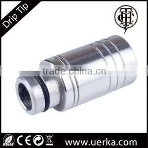 Top Selling SS-002 2015 Wholesale Ecig Atomizer Wide Bore Drip Tip With Stainless Steel Material thumbnail-3