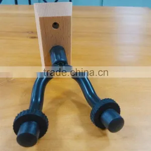 Hot Seller Popular Guitar Hanger,Punk Music Wall Wooden Guitar Hanger thumbnail-1