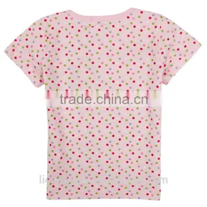 (K3750) 2 Colors Girls t Shirts Nova Kids Wear Stock Available Children Clothes on Promotion Kids Tshirts thumbnail-3