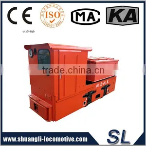 CTY5/6G(B or P) Electric Explosion-proof Tunnel Locomotive For Underground Mining thumbnail-1