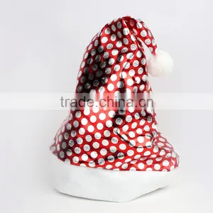 Deluxe Plush Adult Santa Hat Christmas Ornament thumbnail-1