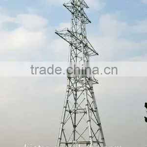 Hot-dip Galvanized High Voltage Electric Transmission Tower thumbnail-2