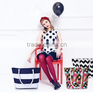 New Design Wholesale Canvas Beach Bag 2016 Tote Bag thumbnail-1
