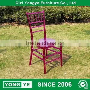 Factory Directly Wedding Party Chair Resin Chiavari Chair thumbnail-3