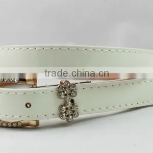2015 New Design Fashion Belts for Lady PU Belts With Rhinestone Buckles thumbnail-2