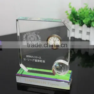 Custom Free Desktop Crystal Bedside Table Clocks thumbnail-2