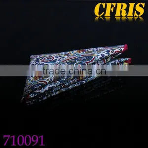Paisely Custom Print Pocket Square thumbnail-1