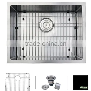 New Premium Undermount Single Bowl Handmade Kitchen Sink With CUPC Approval thumbnail-1