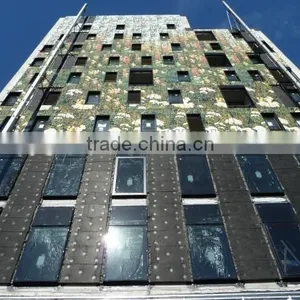 Exterior Curtain Wall Glass Colored Tempered Glass For Building thumbnail-3
