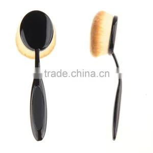 2016 Best Seller 10pcs Oval Toothbrush Makeup Brush Set With Private Label thumbnail-4