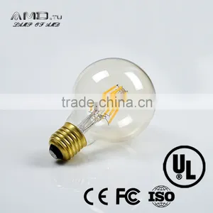 G80 G95 LED Filament Globe 6W 8W=80W Incandescent Bulb 2200-6500k CE UL E26 E27 B22 thumbnail-2
