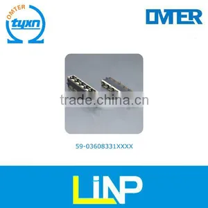 Double Row RJ45 Network PCB Jack Without Shield thumbnail-1