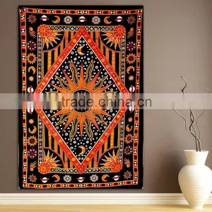 Wholesale Indian Tapestry Star Mandala Tapestry Wall Hanging Home Decor Tapestry Cotton Tapestry Beach Throw Bohemian thumbnail-3