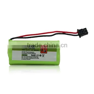 2.4V AAA Ni-MH Rechargeable Battery 600mAh for Cordless Phone thumbnail-1