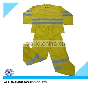 Yellow Two Pieces Mechanic Work Suit thumbnail-1