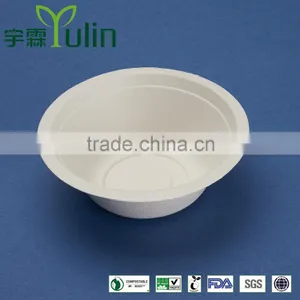 BL-35 350ml Disposable Fast Food Serving Sugarcane Bowls thumbnail-1