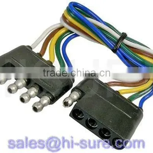 5 Pin Wiring Harness Trailer Connector, 5 Pin Wire Connector, 5 Pole Flat Trailer Connector thumbnail-1