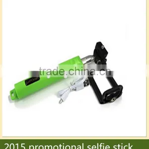 2015 Promotional Selfie Stick Pole Shutter Button for Traveling thumbnail-3