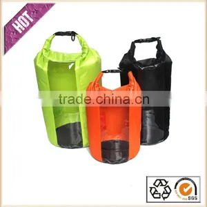 New Design Waterproof Dry Bag With Transparent Window Very Light 190T Polyester Waterproof Bag thumbnail-5