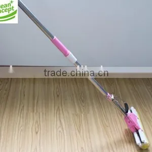 Removable Stainless Steel Pole Single Roller Cleaning PVA Mop thumbnail-1