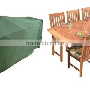 PU Backed Polyester Outdoor Home Garden Waterproof Rectangle Table Cover thumbnail-3