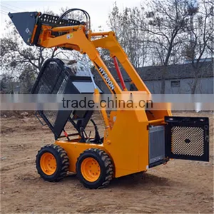 HOT Mini Chinese Skid Steer Loader for Small Space Working thumbnail-2