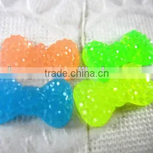 Shining Resin Mini Bow-Flat Back Resin Craft(Cabochon) thumbnail-1