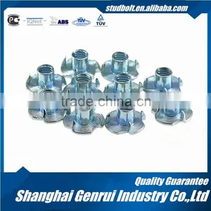 China Supplier High Quality Din1624 Drop In T Nut With 4 Prongs thumbnail-1