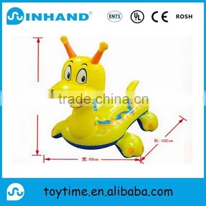 Inflatable Rider for Kids, Pool Floats Beach Lounger thumbnail-2