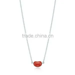 Stainless Steel Newest Style for Bean Design Necklace thumbnail-2