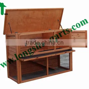 Double Decker Wooden Rabbit House thumbnail-4