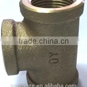 Excellent Machining From Taiwan Bronze Thread Pipe Fitting Tee thumbnail-5