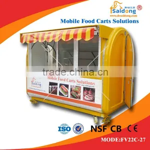 2016 Durable Ice Cream Cart Coffee Food Carts Mobile Food Cart Designer thumbnail-3