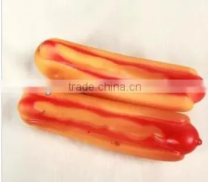 Diy Vinyl Toy-13.7cm Yellow Small Hotdog for per Chew thumbnail-1