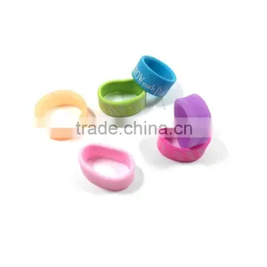 Rubber Charms Wholesales Cheap Made Custom Two Finger Ring thumbnail-1
