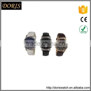 Online Shopping Man Watches Women Cheap Watch Leather Watches for Girls thumbnail-1