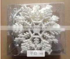Decoration Christmas Plastic Glitter Snowflake thumbnail-2