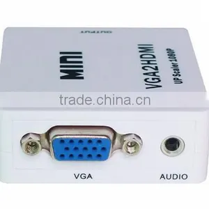 Mini VGA TO HDMI Converter , Vga2hdmi Converter Dengan With Audio 1080P 3D Projectors thumbnail-4