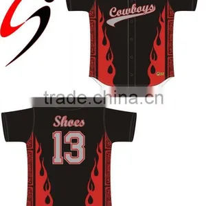 Sublimation Baseball Uniform thumbnail-3