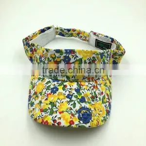 Wholesale Fashion Lady All Over Print Sun Visor Hat thumbnail-4